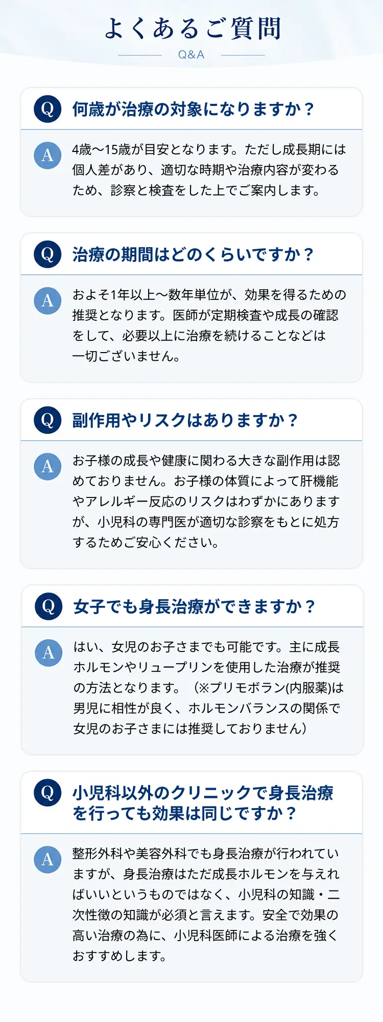 よくあるご質問