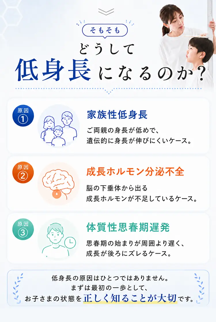 低身長になる理由